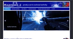 Desktop Screenshot of k-elektronik.cz